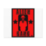 ALIEN GANG LOGO RED POST CARDS