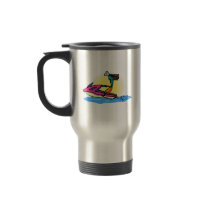 Alien Girl on JetSki Coffee Mug