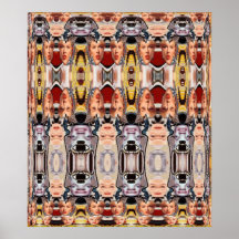 Alien Goddess Totems Poster