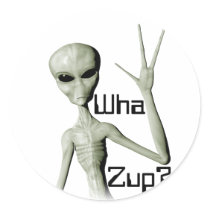 Alien greeting