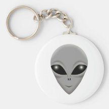 Alien Grey Key Chains