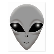 Alien Grey Post Cards