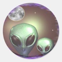 Alien greys items sticker