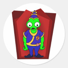 ALIEN Guard Round Sticker