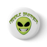 Alien Head Middle Brother Pin