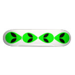 Alien Head Skateboard Deck