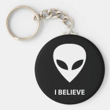ALIEN I Believe Keychain
