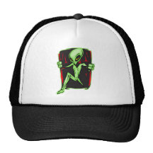Alien Invades Your Home Trucker Hat