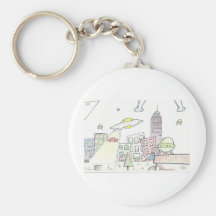 Alien Invasion Key Chain