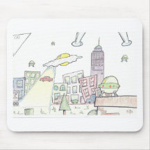 Alien Invasion Mousepad