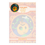 Alien Jack-O-Lantern Personalized Stationery
