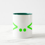 Alien Japanese Emoticon Mugs