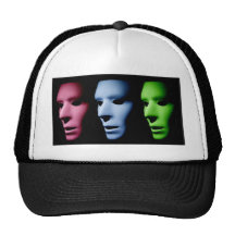 Alien Like Faces Looking Left.jpg Hat