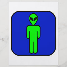 Alien Man Full Color Flyer