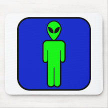 Alien Man Mousepads