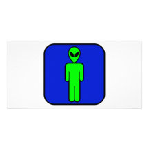 Alien Man Picture Card