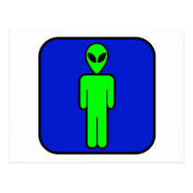 Alien Man Postcards