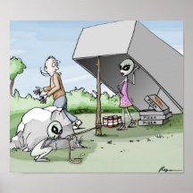 Alien Man Trap Posters