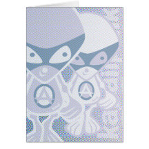 Alien Mascot Card