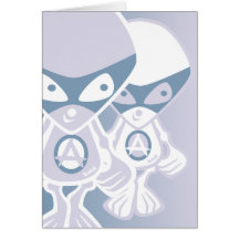 Alien Mascot Card