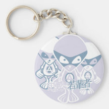 Alien Mascot Key Chains