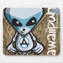 Alien Mascot Mouse Mats