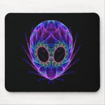 Alien Mask Mouse Pads