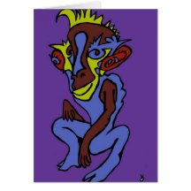 Alien Monkey Cards