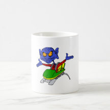 Alien no handed coaster mugs