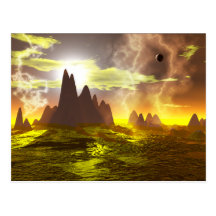 Alien Ocean Postcard