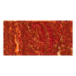 Alien Orange Photo Greeting Card