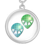 Alien Pair Necklace