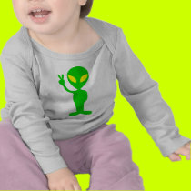 Alien Peace Sign t-shirts