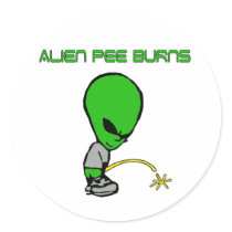 Alien Pee Burns