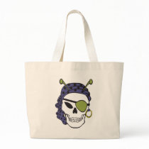 Alien Pirate Skull Bag