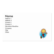 Alien Playing Baseball Business Card