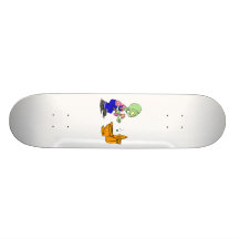 Alien Plumber Custom Skateboard