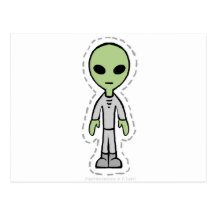ALIEN POSTCARD
