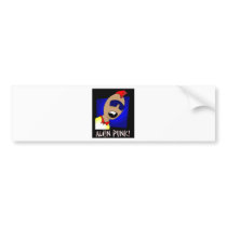 ALIEN PUNK BUMPER STICKER