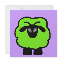 Alien Sheep Invitations