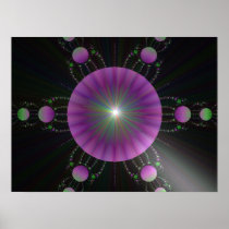 Alien Space Ship Poster