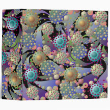 Alien Spores and Blossoms Binder
