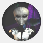 Alien Sticker