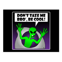 ALIEN TAZE-1 POSTCARD