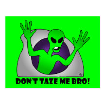 ALIEN TAZE-6 POST CARD