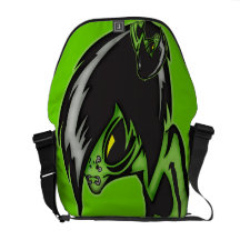 Alien Teenager Rickshaw Messenger Bag