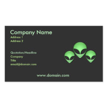 Alien Trio Business Card