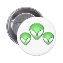 Alien Trio Button
