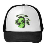 Alien UFO Pilot Trucker Hats