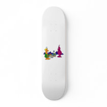 Alien used car rover salesman skate board
